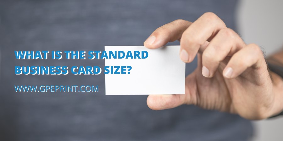 What Is The Standard Business Card Size?